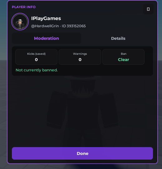 SecureX player info